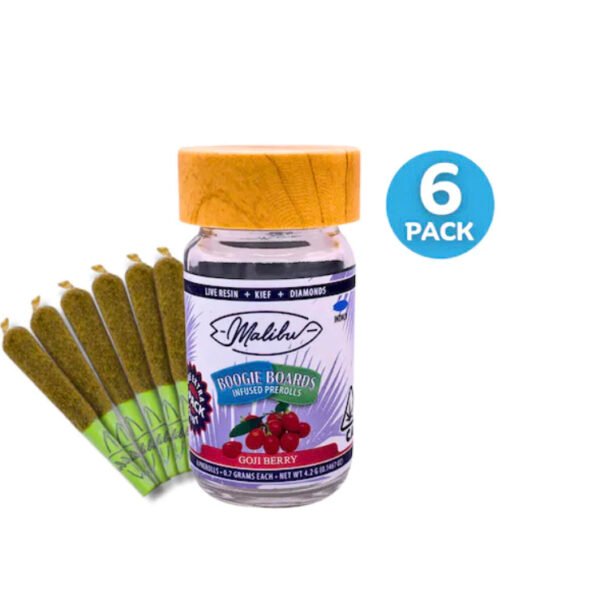 Boogie Boards | Goji Berry | 6pk Infused Prerolls 4.20g
