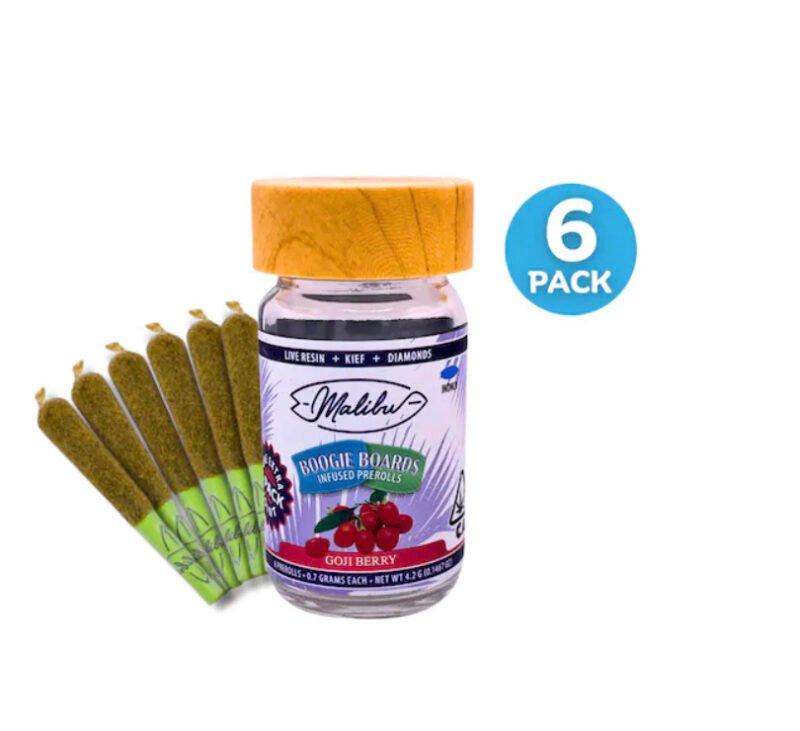 Boogie Boards | Goji Berry | 6pk Infused Prerolls 4.20g