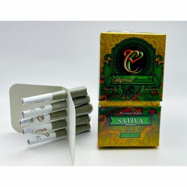 5 PACK SATIVA PRE-ROLLS