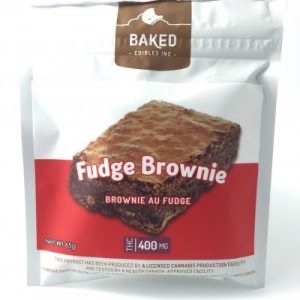 Buy Baked Edibles – Fudge Brownie – 400mg