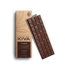 Kiva - 100mg Bar - Dark Chocolate (THC)