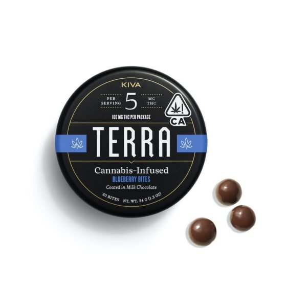 Kiva | Terra Bites | Milk Chocolate Blueberries
