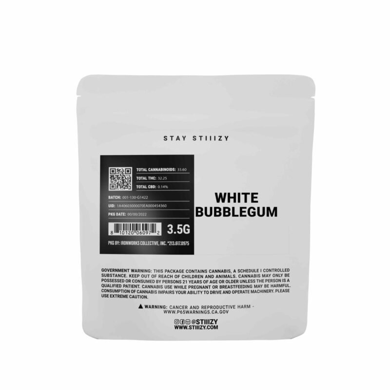 STIIIZY | 3.5g | White Label | White Bubblegum