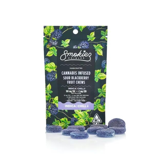 Smokiez | Fruit Chews | Sour Blackberry