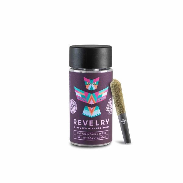 Revelry | 5-Pack Infused Pre-Rolls | Gelato Octane