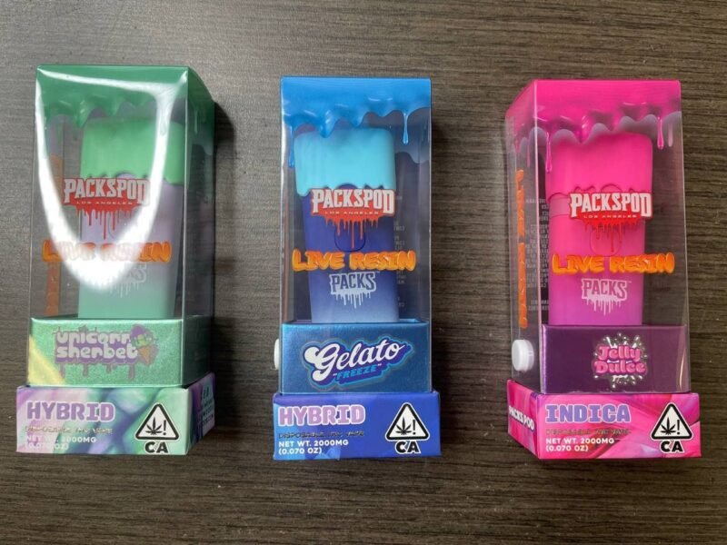 Packspod disposables  2g live resin